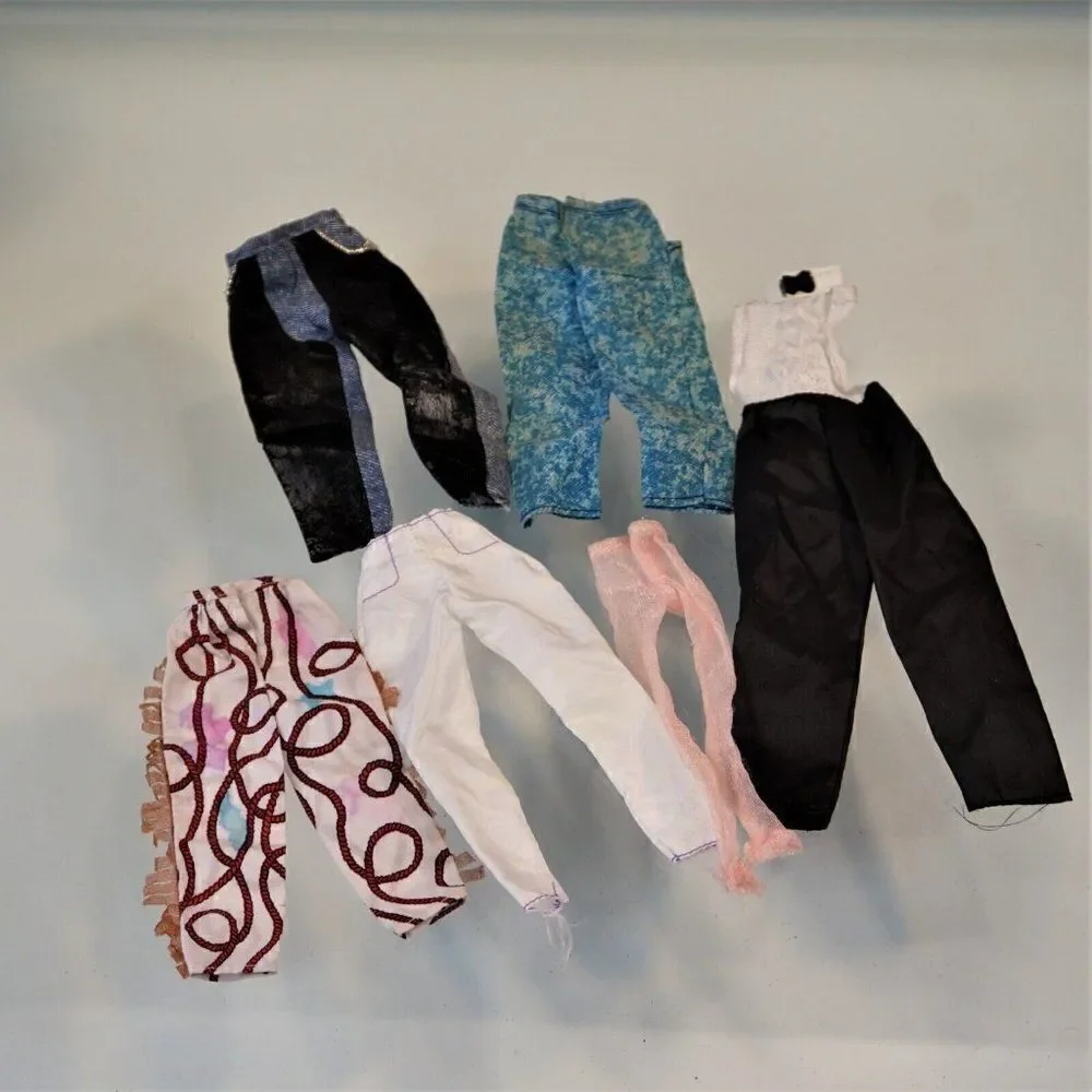 Vintage Barbie Pants 6 Piece Lot